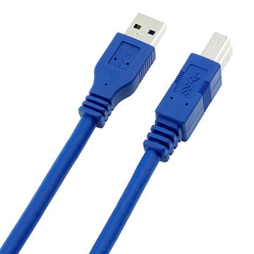 High speed blue USB 3.0 Printer Cable AM/BM