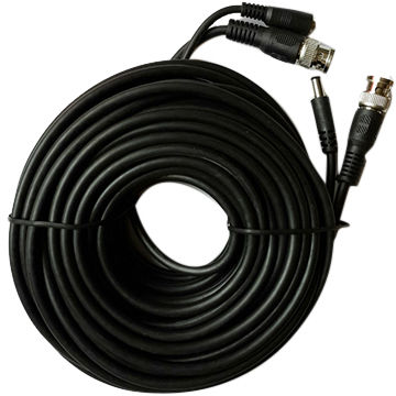 Bnc to dc cable CCTV camera cable with BNC RCA DC for security camera cable