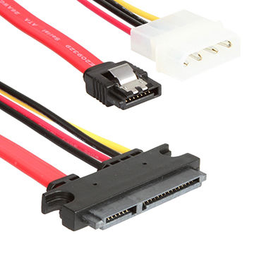 SATA 22pin Serial ATA Data and Power Combo Cable