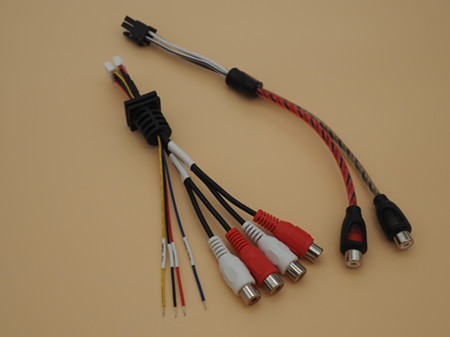 Autocar audio wiring harness
